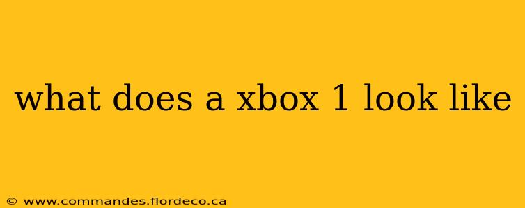 what does a xbox 1 look like