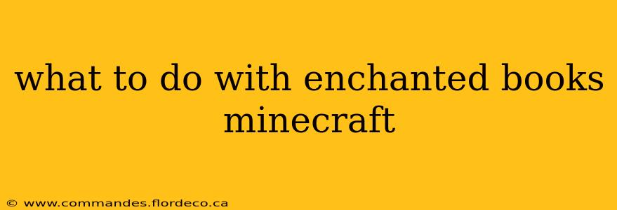 what to do with enchanted books minecraft
