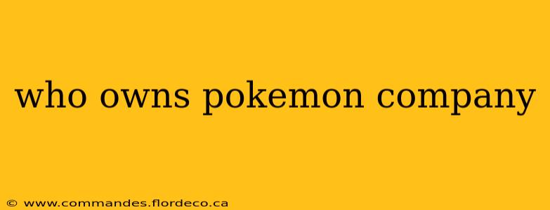 who owns pokemon company
