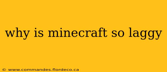 why is minecraft so laggy