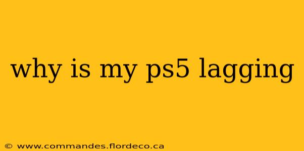 why is my ps5 lagging