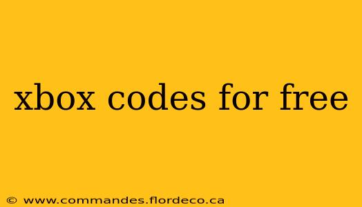 xbox codes for free