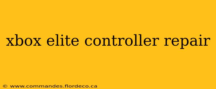 xbox elite controller repair