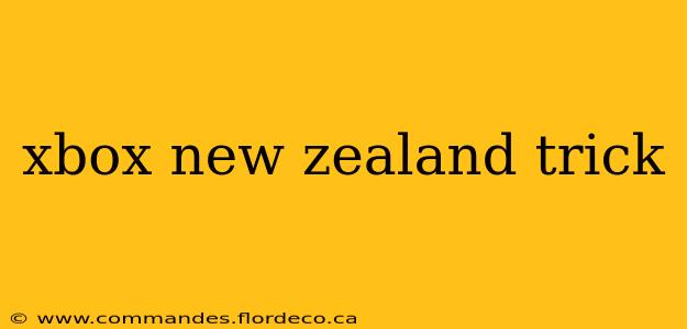 xbox new zealand trick