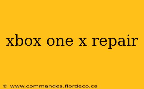 xbox one x repair