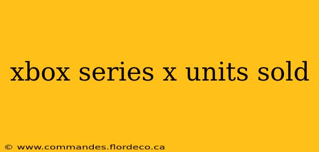 xbox series x units sold